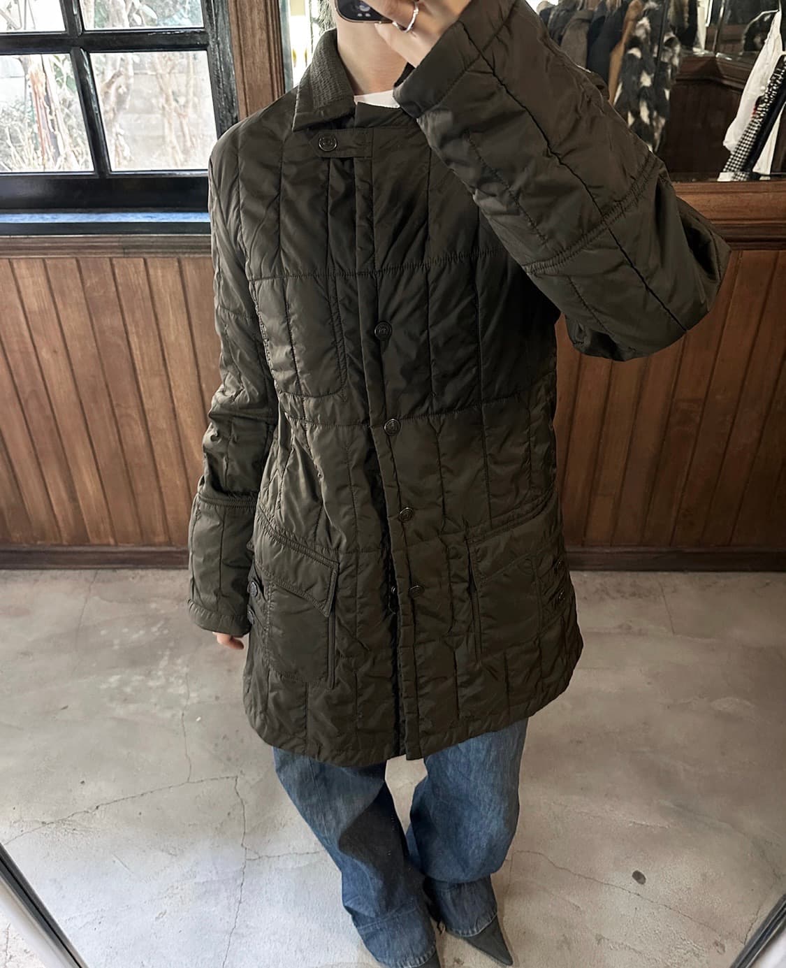 ARMANI JEANS down mid jacket 상품이미지2