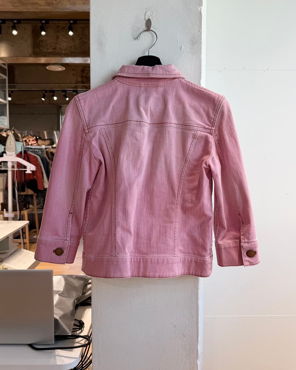 아르마니 익스체인지 핑크 트러커 자켓  상품이미지7