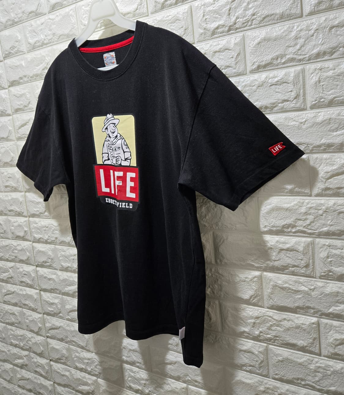 이벳필드 플란넬 코튼 반팔티 95~100 상품이미지3