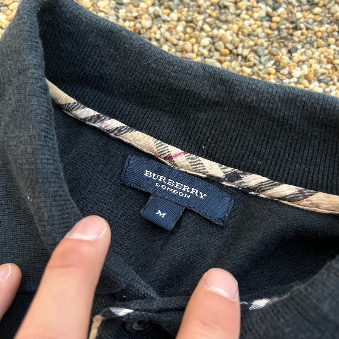 버버리 (Burberry)블랙 카라티 상품이미지4