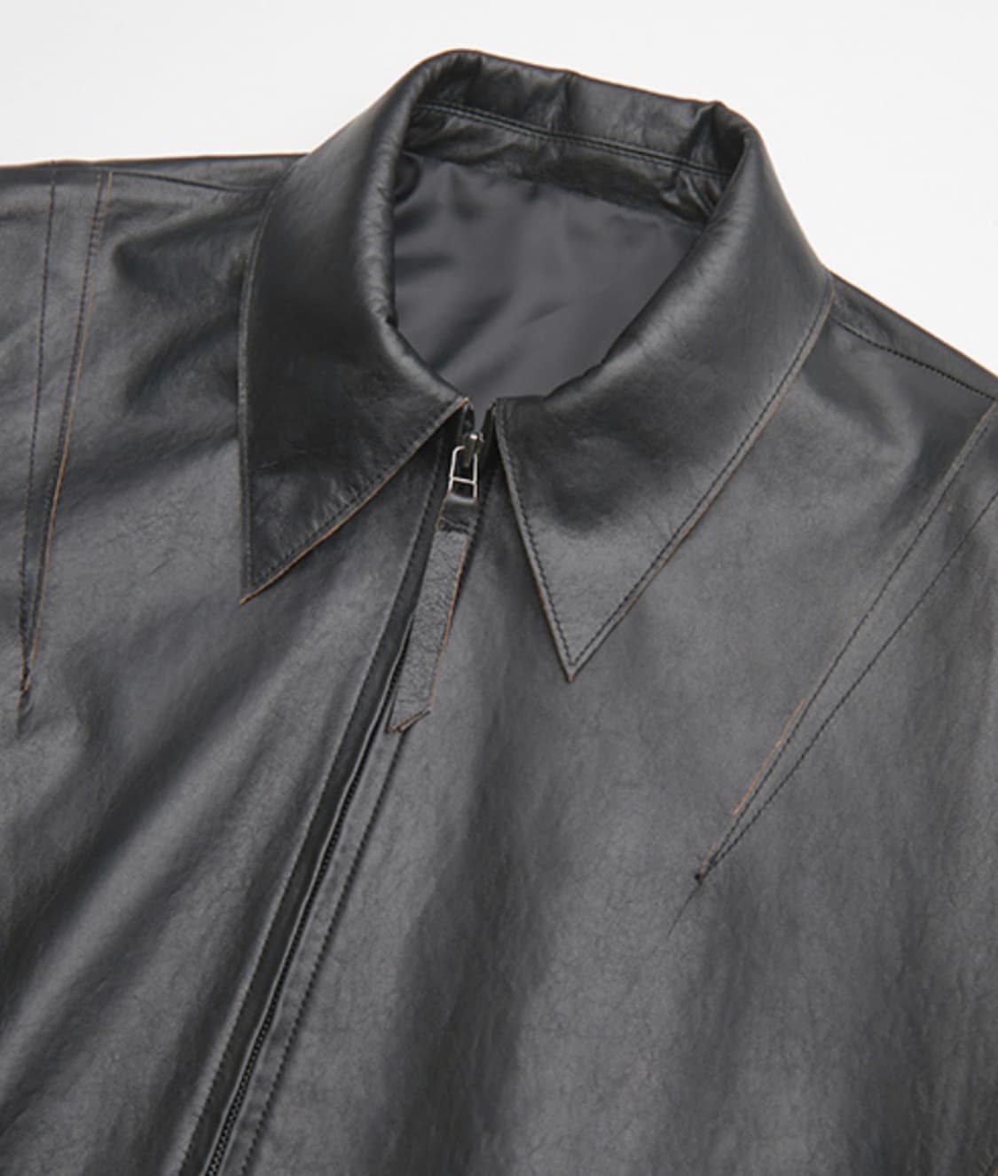 쿠어 라이더스 컷오프 가죽자켓 M  상품이미지2