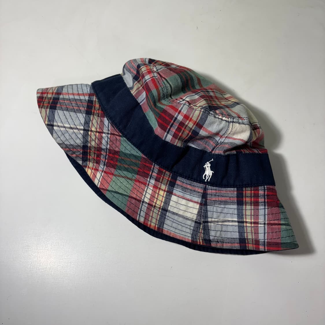 OS 폴로 랄프로렌 체크 벙거지 버킷햇 상품이미지3