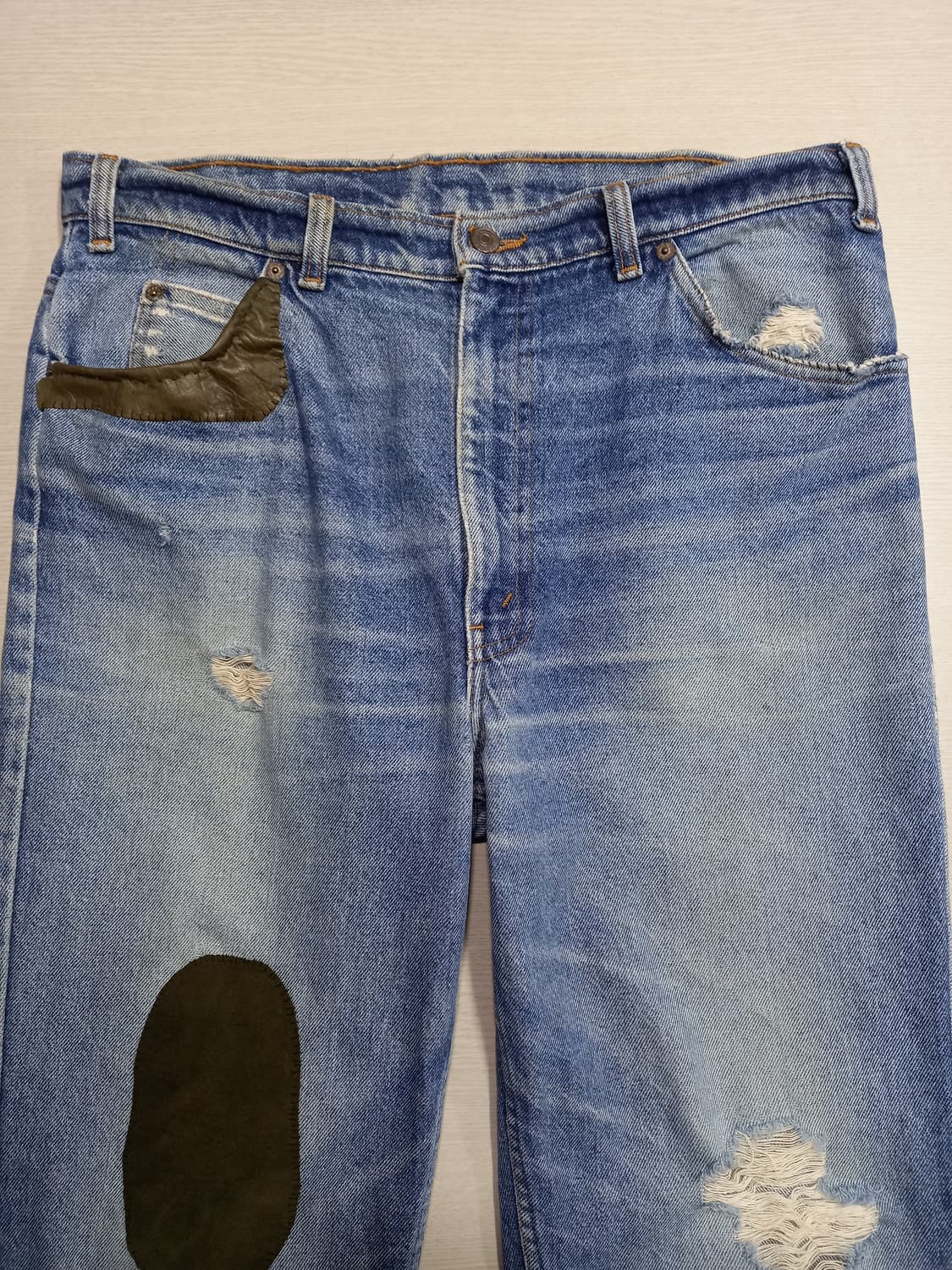 35-36 93's 리바이스619 오렌지탭 일자진 커스텀 36-437 상품이미지3