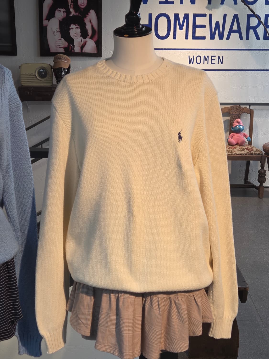 폴로 니트 아이보리 판매합니다 상품이미지2