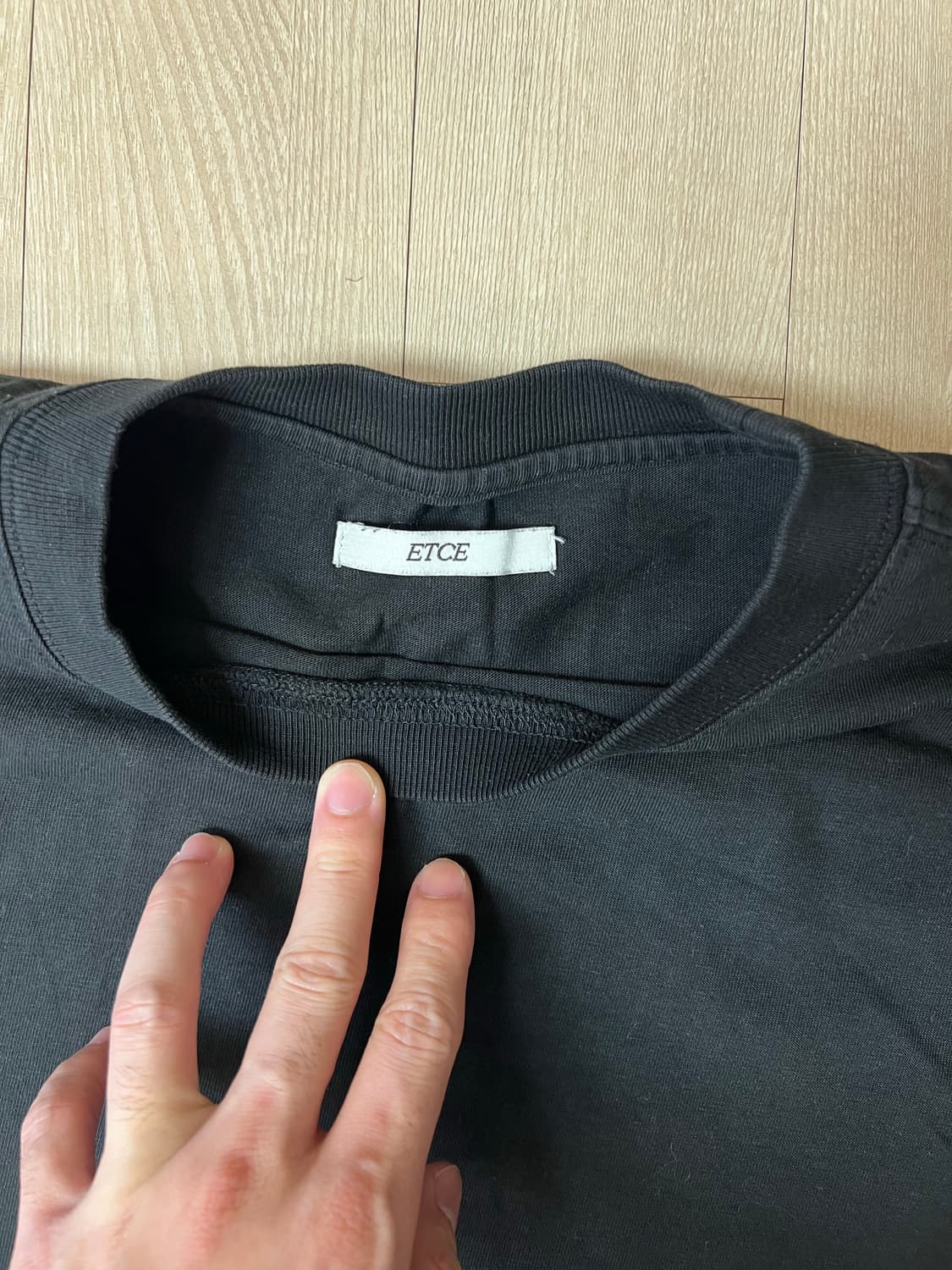 ETCE 더블 소워드 롱슬리브 블랙 M 상품이미지4