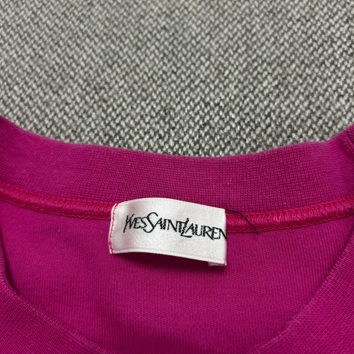 입생로랑 90s 우먼스 빅로고 롱슬리브(M) 상품이미지2