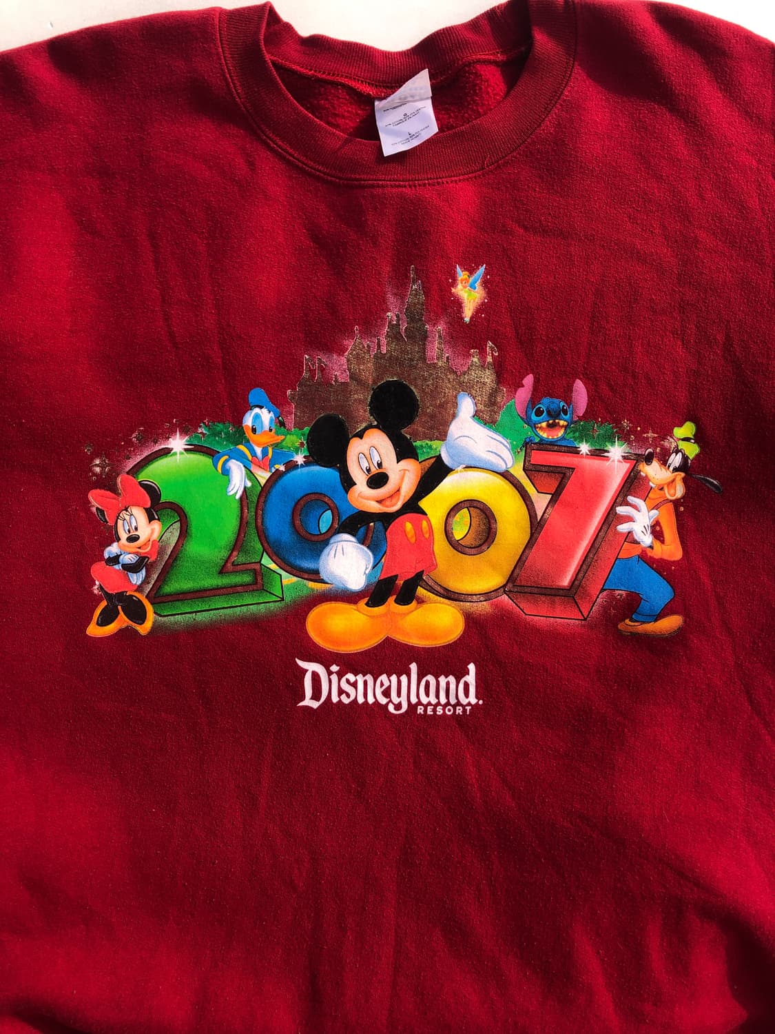 빈티지 길단 레드 미키마우스 디즈니 스웻셔츠 상품이미지5