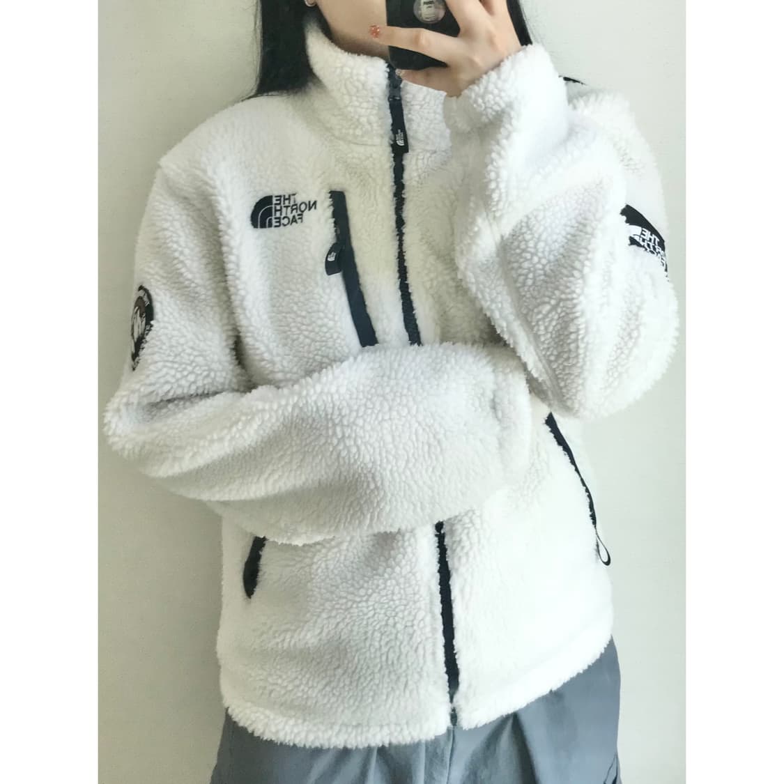노스페이스 플리스 뽀글이 M 상품이미지1