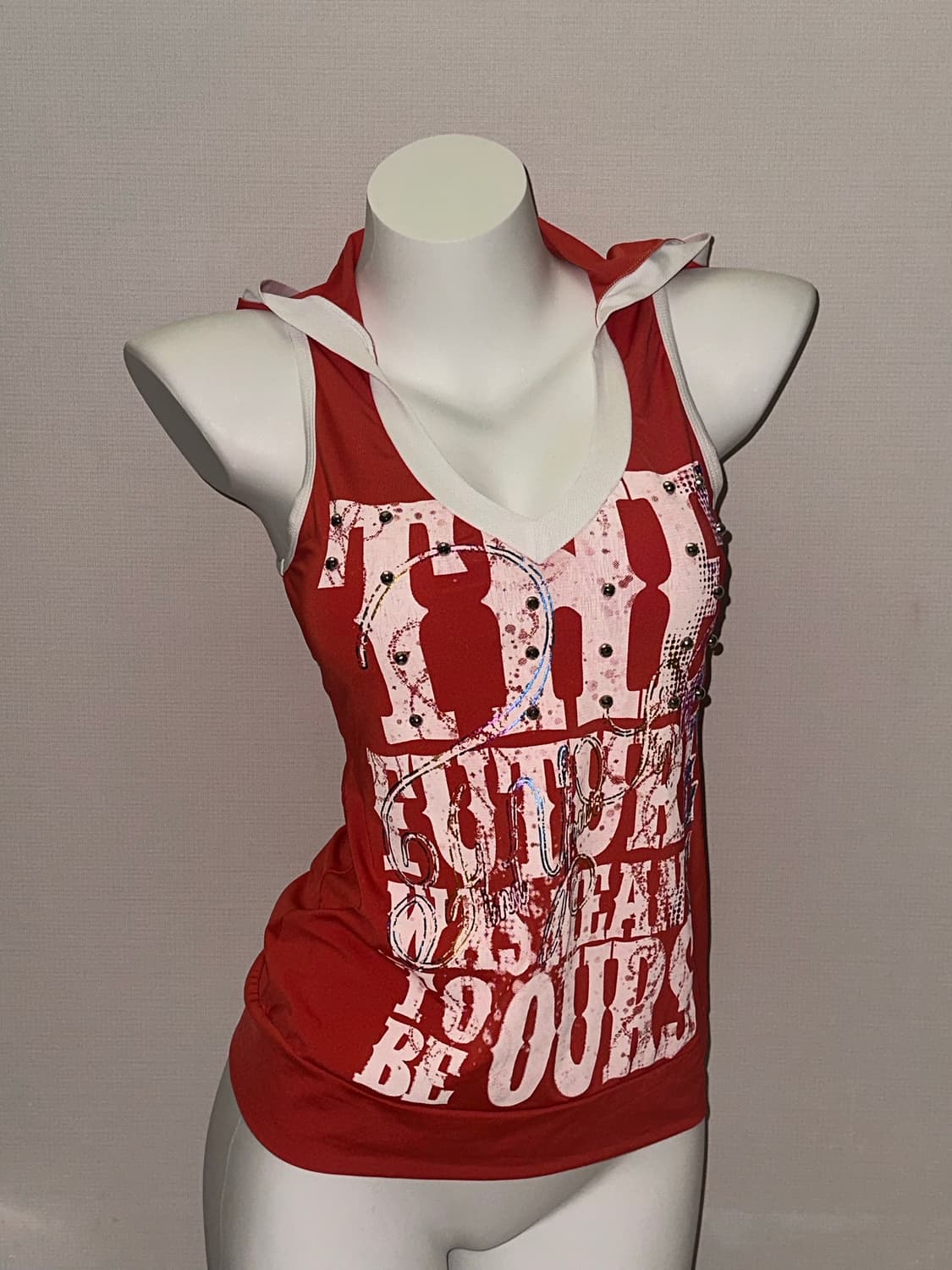 빈티지 후드 펑크 슬리브리스 상품이미지4