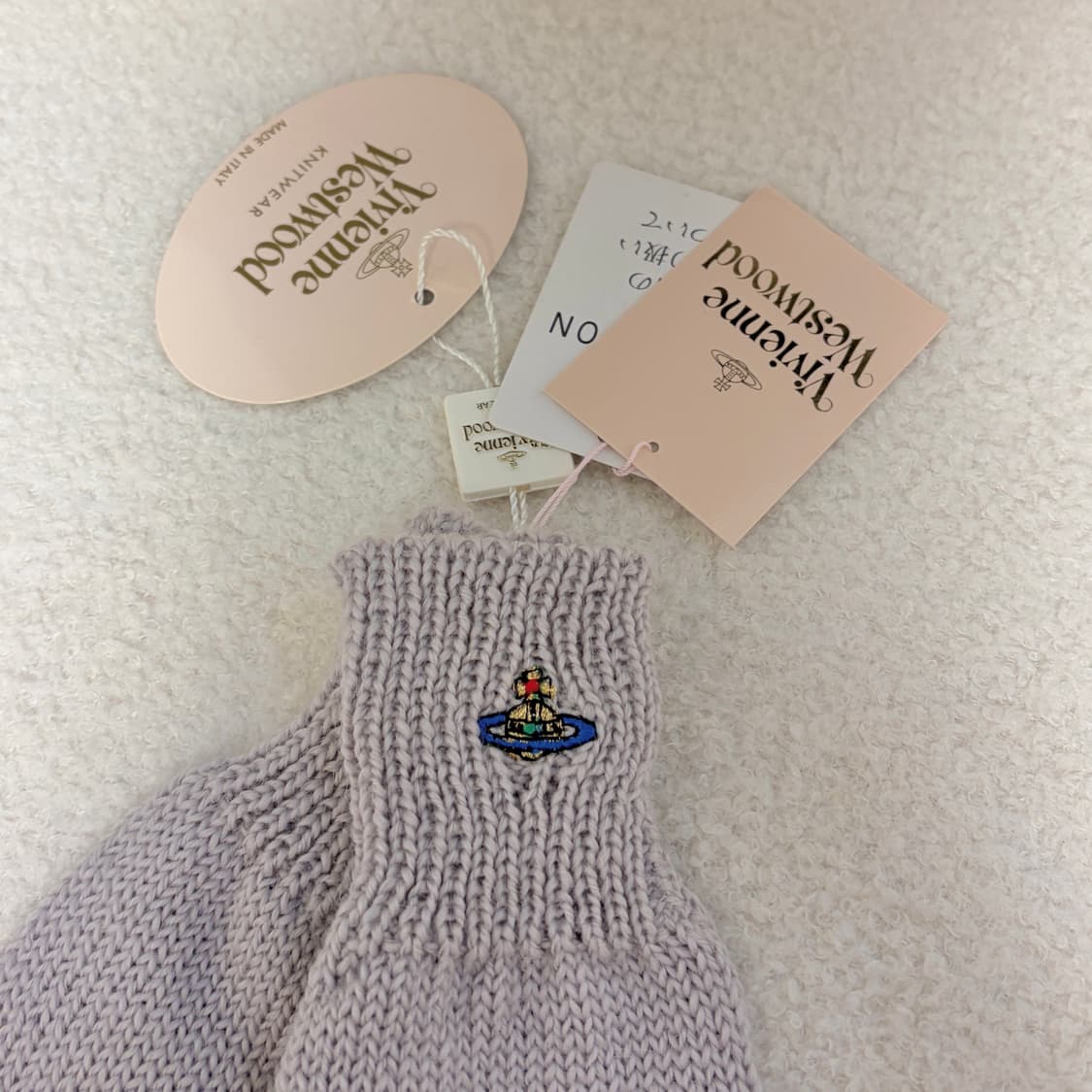 (새상품)비비안웨스트우드 골드라벨 니트 울 장갑 상품이미지3