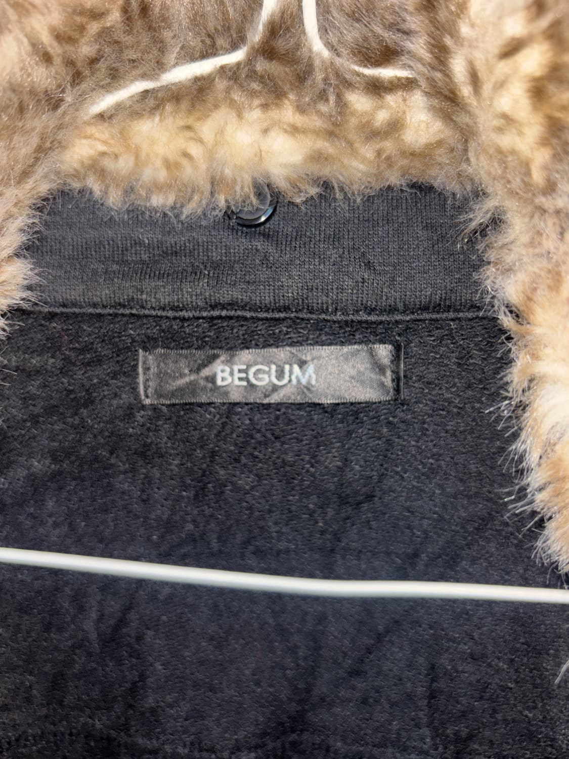 [BEGUM] 퍼 카라 집업 자켓 상품이미지2