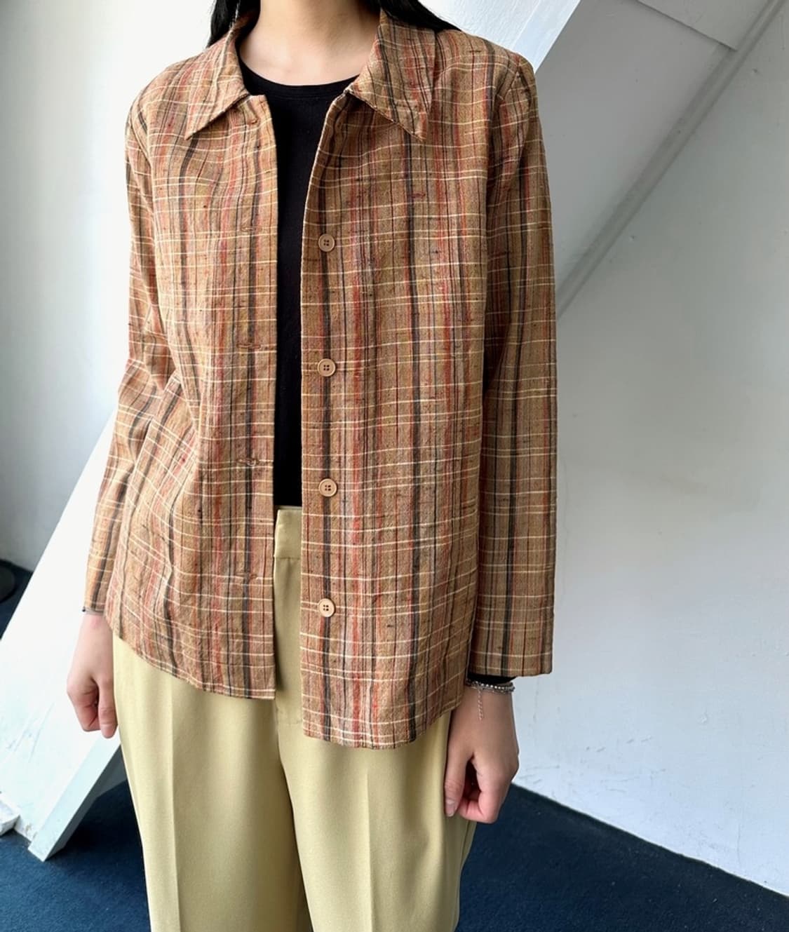 Nep fabric design check single 상품이미지8