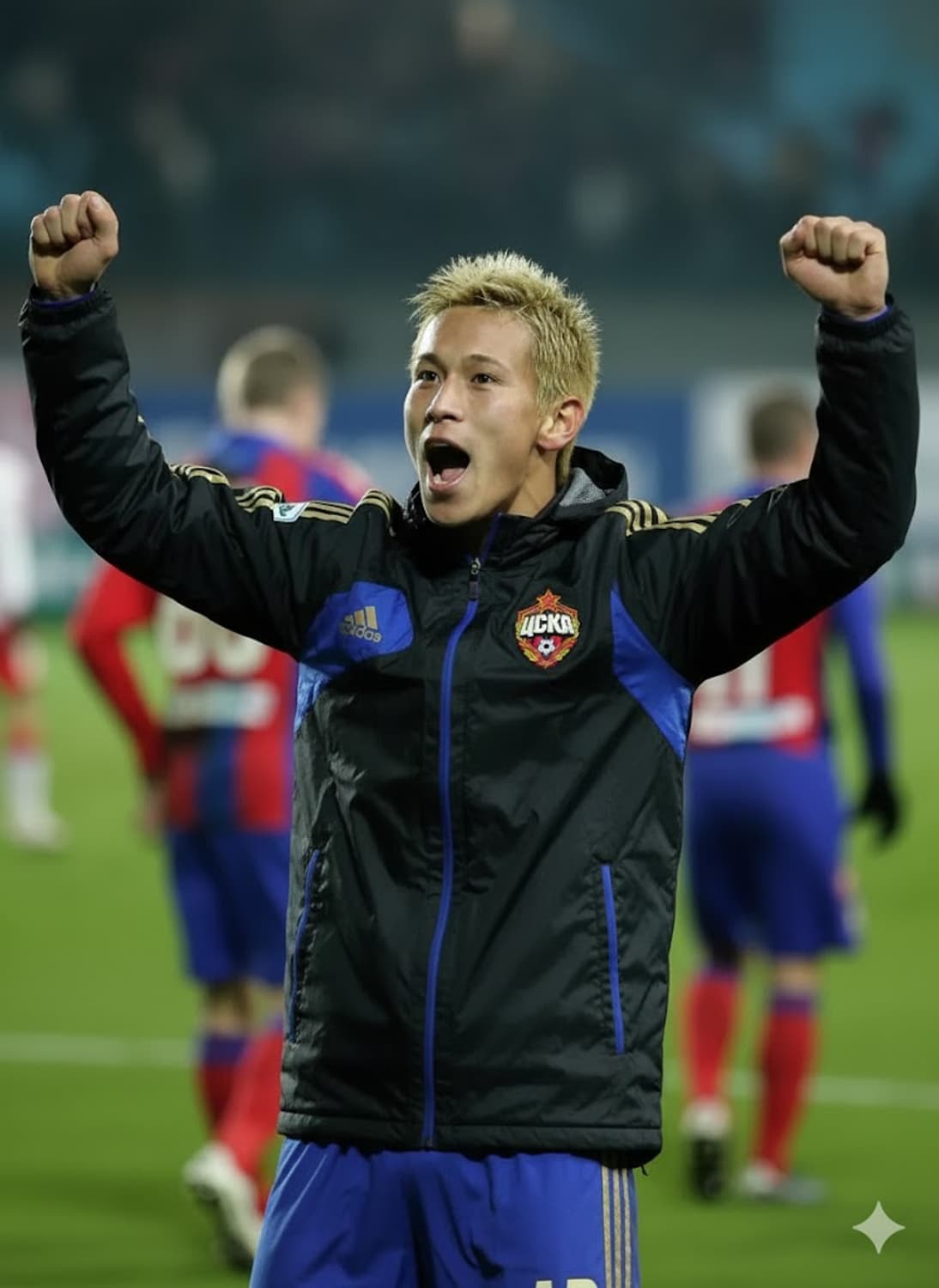 아디다스 CSKA 모스크바 윈드러너 블랙 M (실측105) 상품이미지1