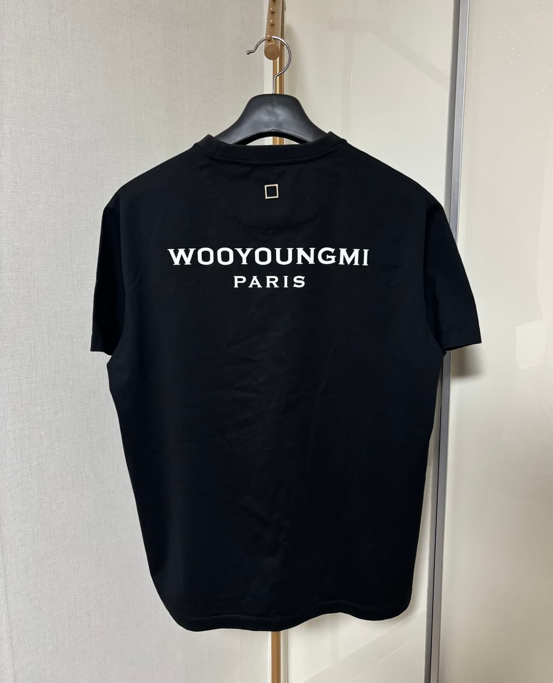우영미 백로고 반팔 티셔츠 48사이즈 상품이미지1