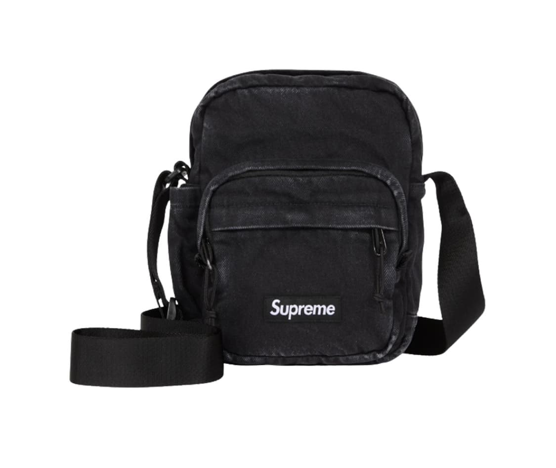 슈프림 데님 숄더백 블랙 - 25FW 상품이미지1
