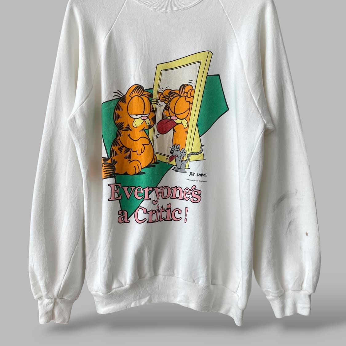 (XL)70s 빈티지 가필드 카툰 스웨트셔츠 맨투맨 상품이미지5