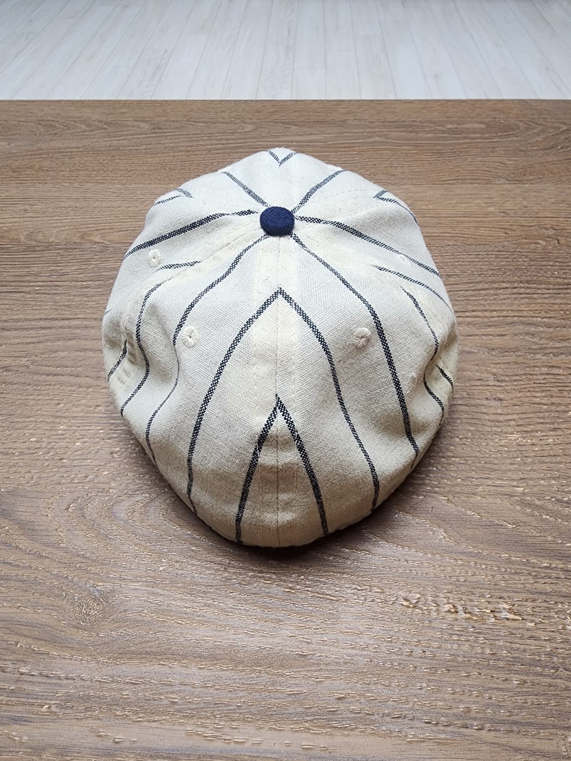 이벳필드 USA라인 핀스트라이프 울 볼캡 상품이미지2