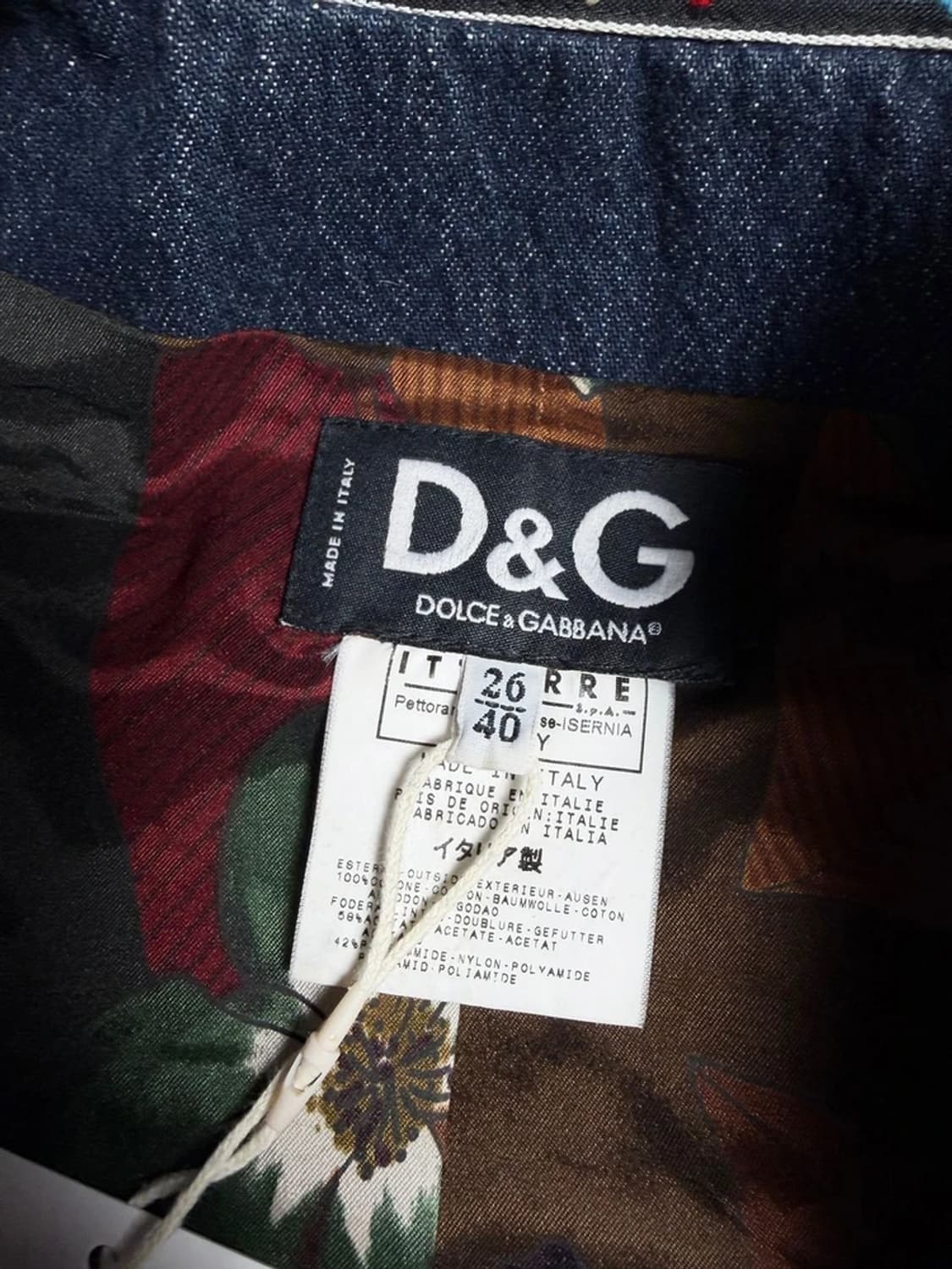 돌체앤가바나 D&C 나폴레옹 데님 자켓 R1322 상품이미지6