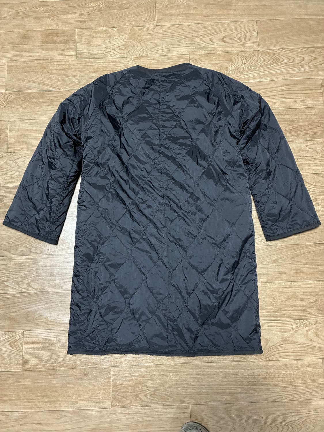 S) 알파인더스트리 빔즈 리버시블 후리스 보아털 코트 블랙 상품이미지3