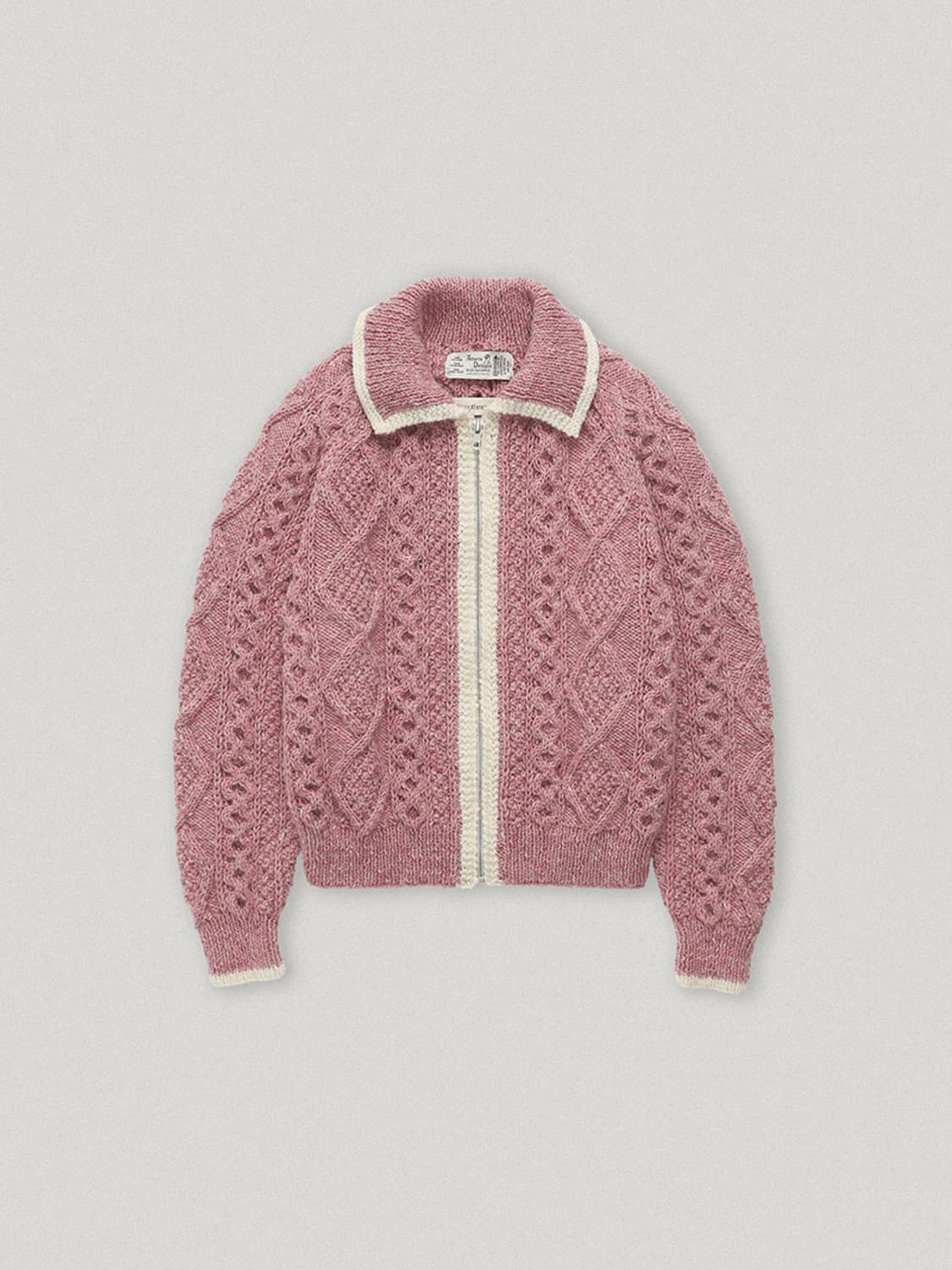 스무드무드 로즈우드 지퍼 가디건 by 아테나디자인 상품이미지1