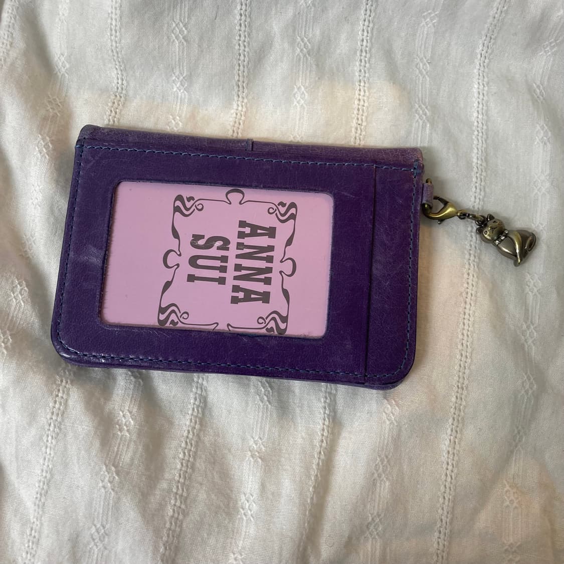 빈티지 엔틱 안나수이 퍼플 지갑 상품이미지2