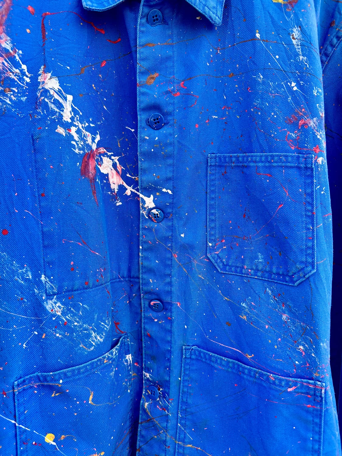 페인팅 프렌치 워크웨어 자켓 상품이미지2