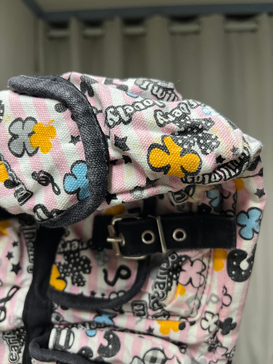 핑크스트라이프 클로버 핸드백 🍀 상품이미지7