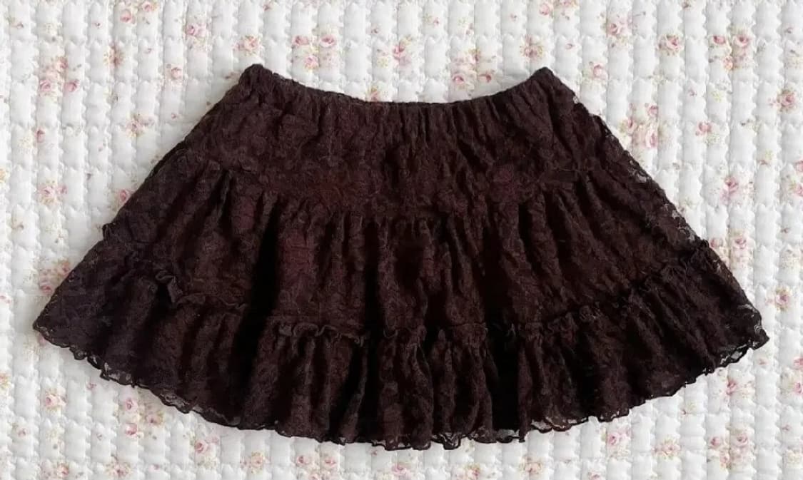 교/판) 리즈리사 큐롯 스커트 라떼 히메 갸루 트랄랄라 세실맥비 상품이미지1