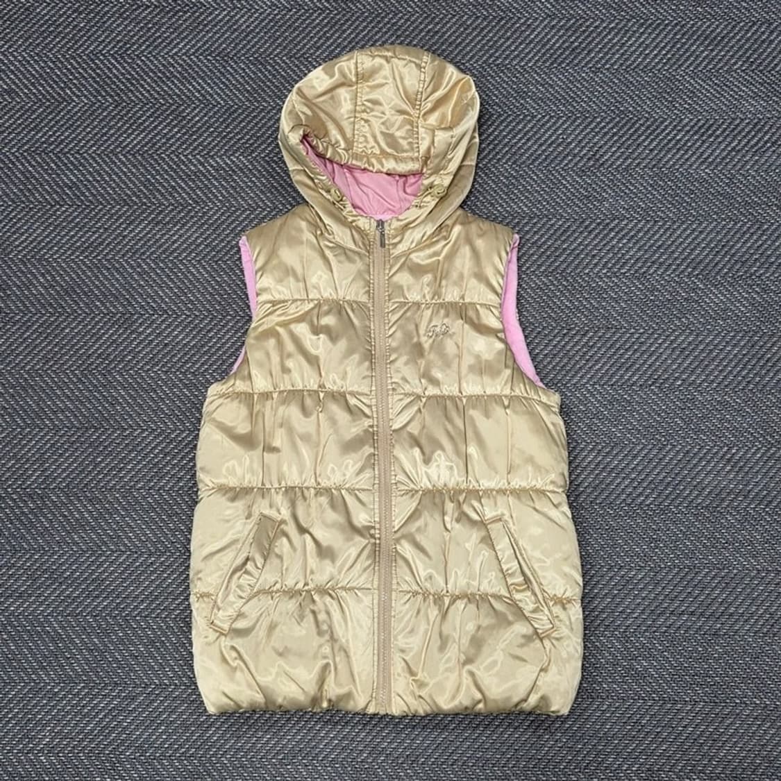 y2k 글로시 갸루 패딩 베스트 v1377 상품이미지1