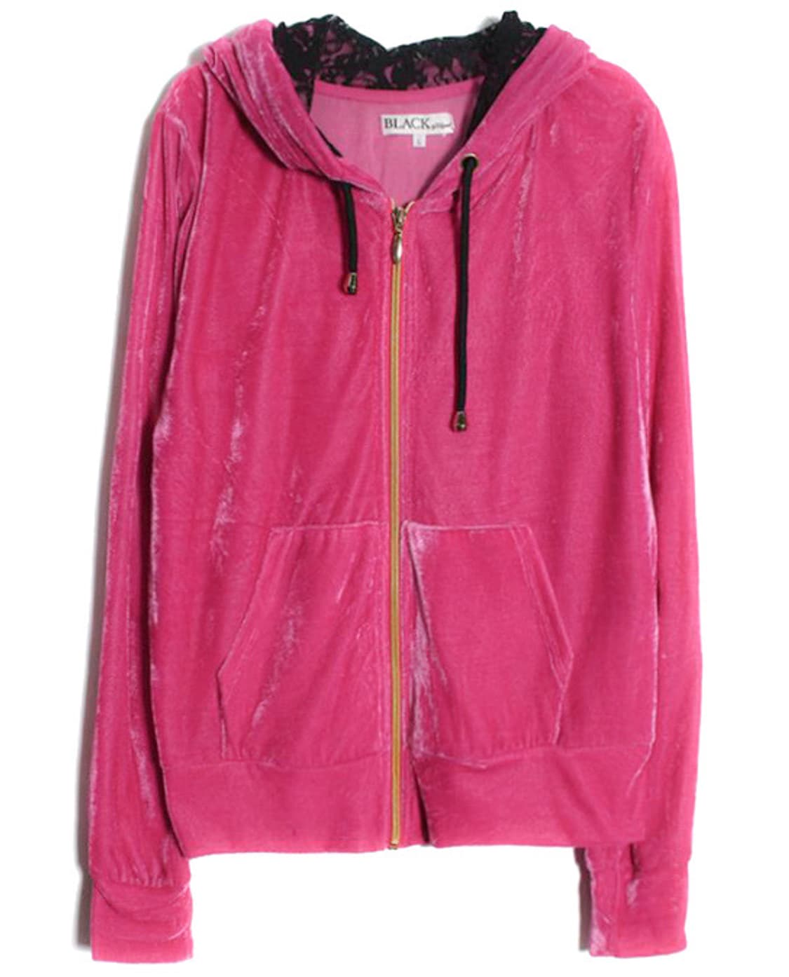 하이틴 y2k velvet hood zipup 상품이미지1