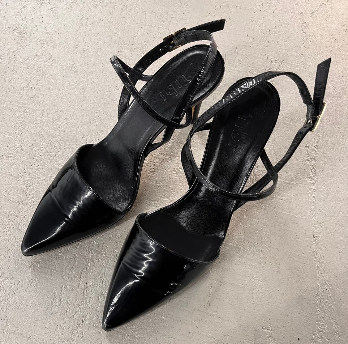 티비 Tibi 페이턴트 슬링백 힐 37.5 상품이미지1