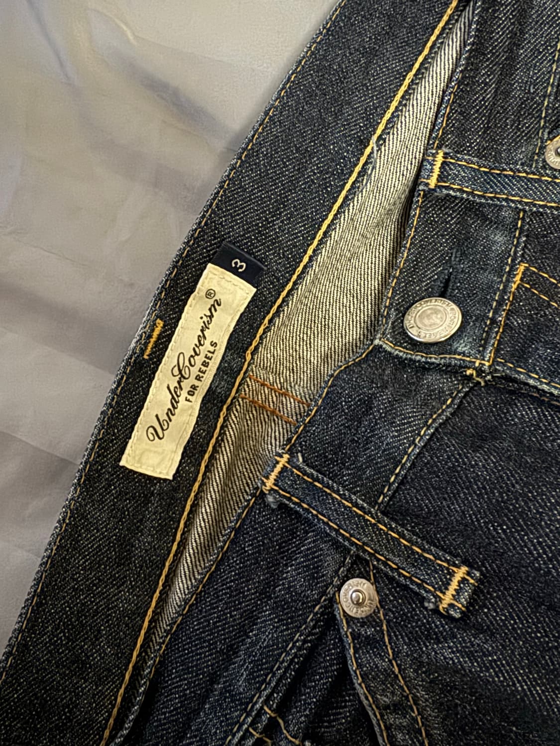 [3] 언더커버리즘 아카이브 테일 데님 팬츠 상품이미지5