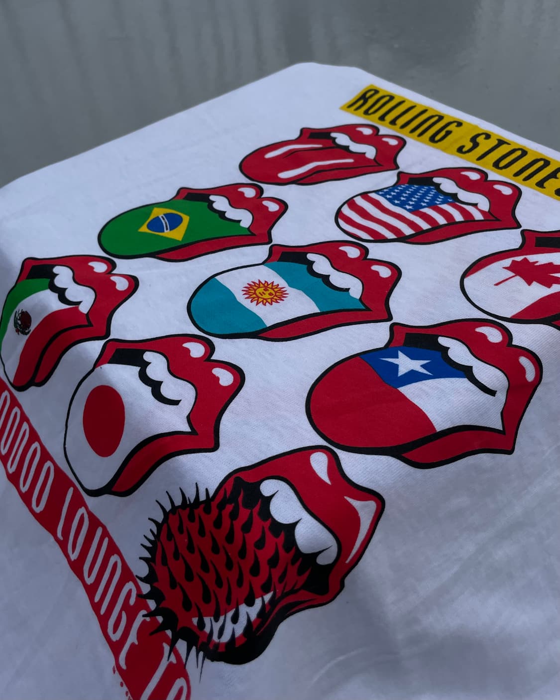 90s VooDoo Lounge Tour Hot Lips T-shirt 상품이미지5