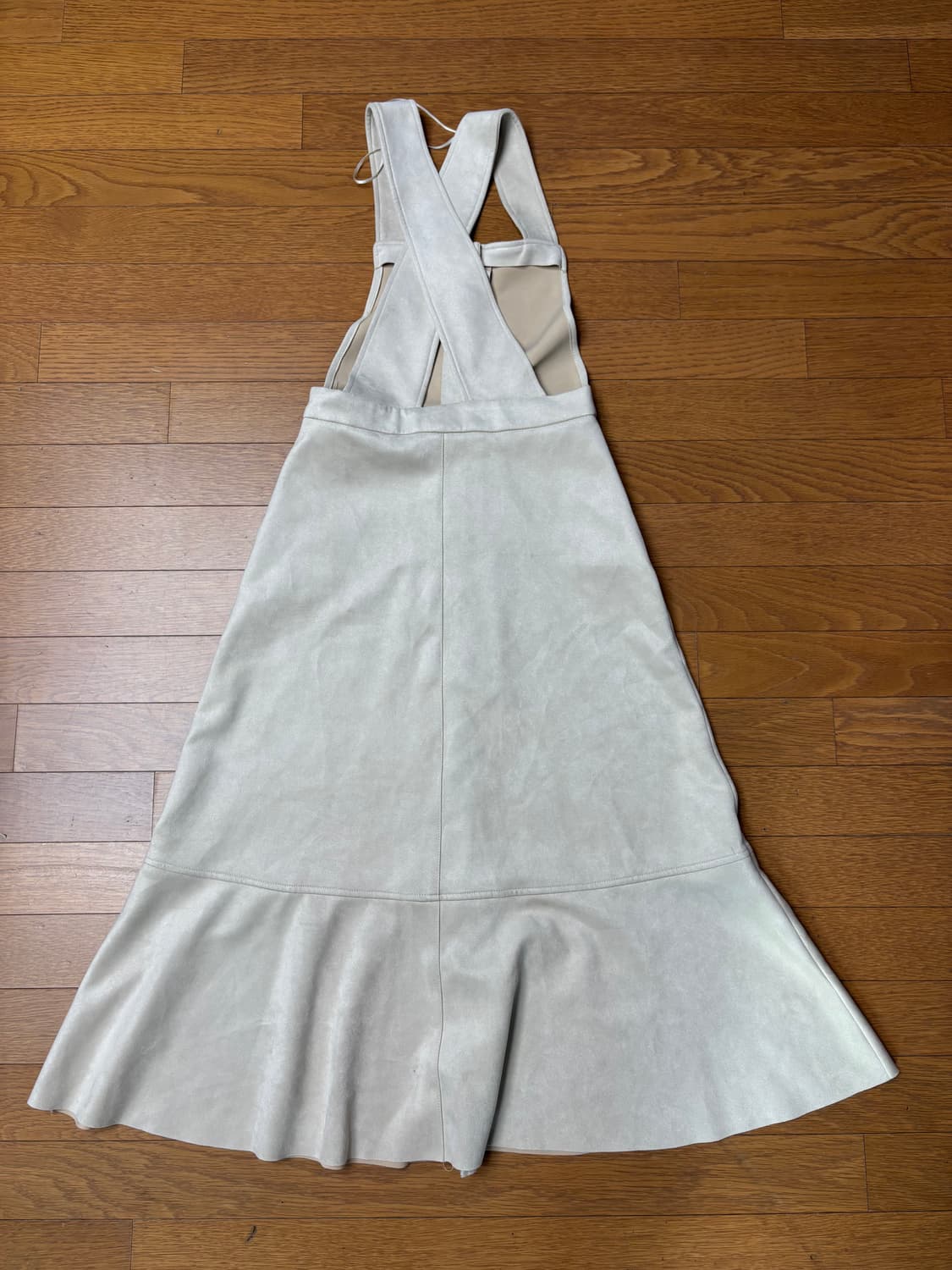 자라 스웨이드 롱 원피스 XS 상품이미지2