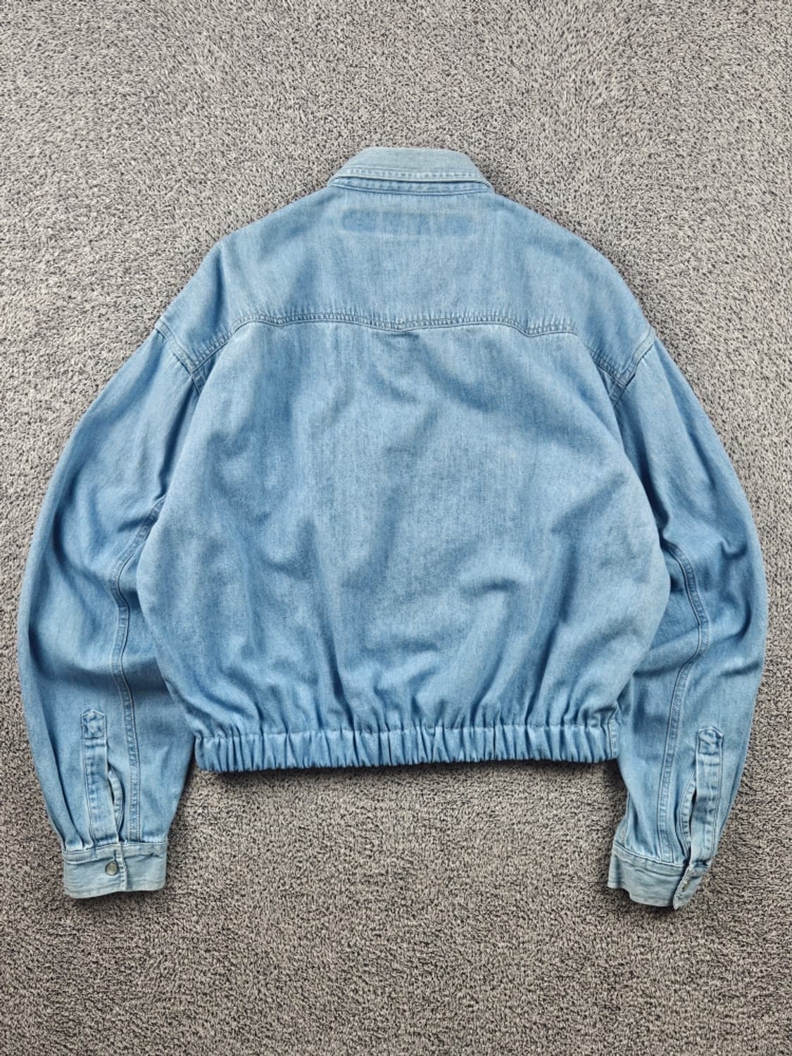 SUBWAY 크롭 밴딩 커스텀 웨스턴 데님 셔츠 ( XL )/ 11637 상품이미지5