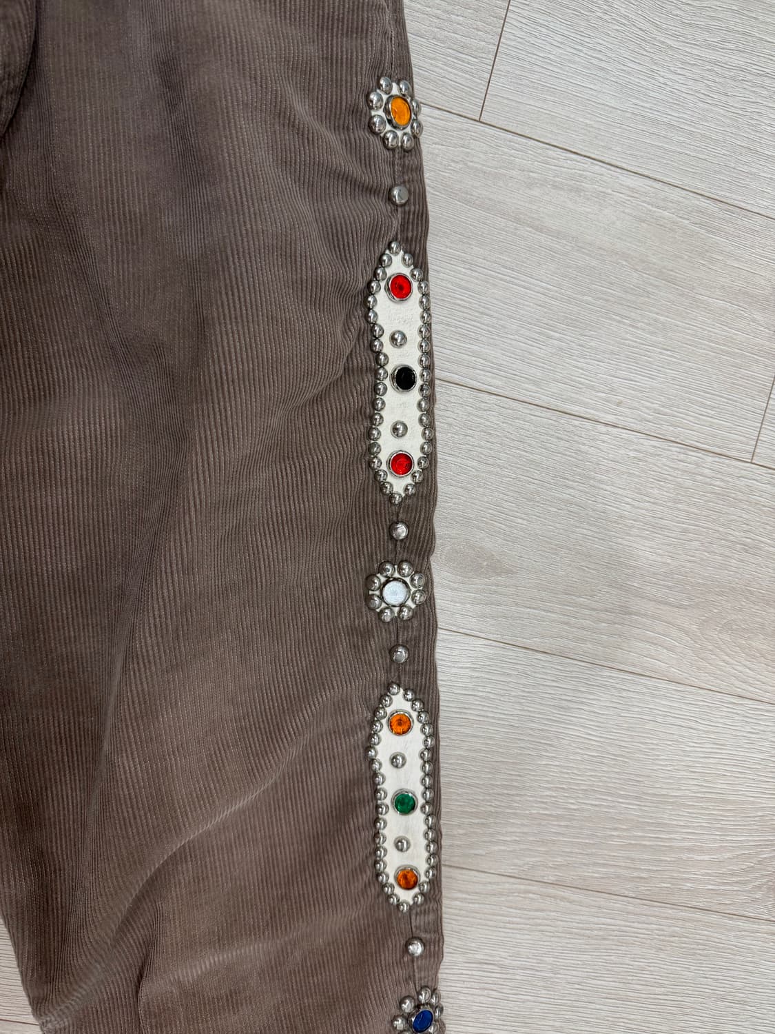 1) 캐피탈 코듀로이 잼스톤 플레어 팬츠 팝니다. 상품이미지4