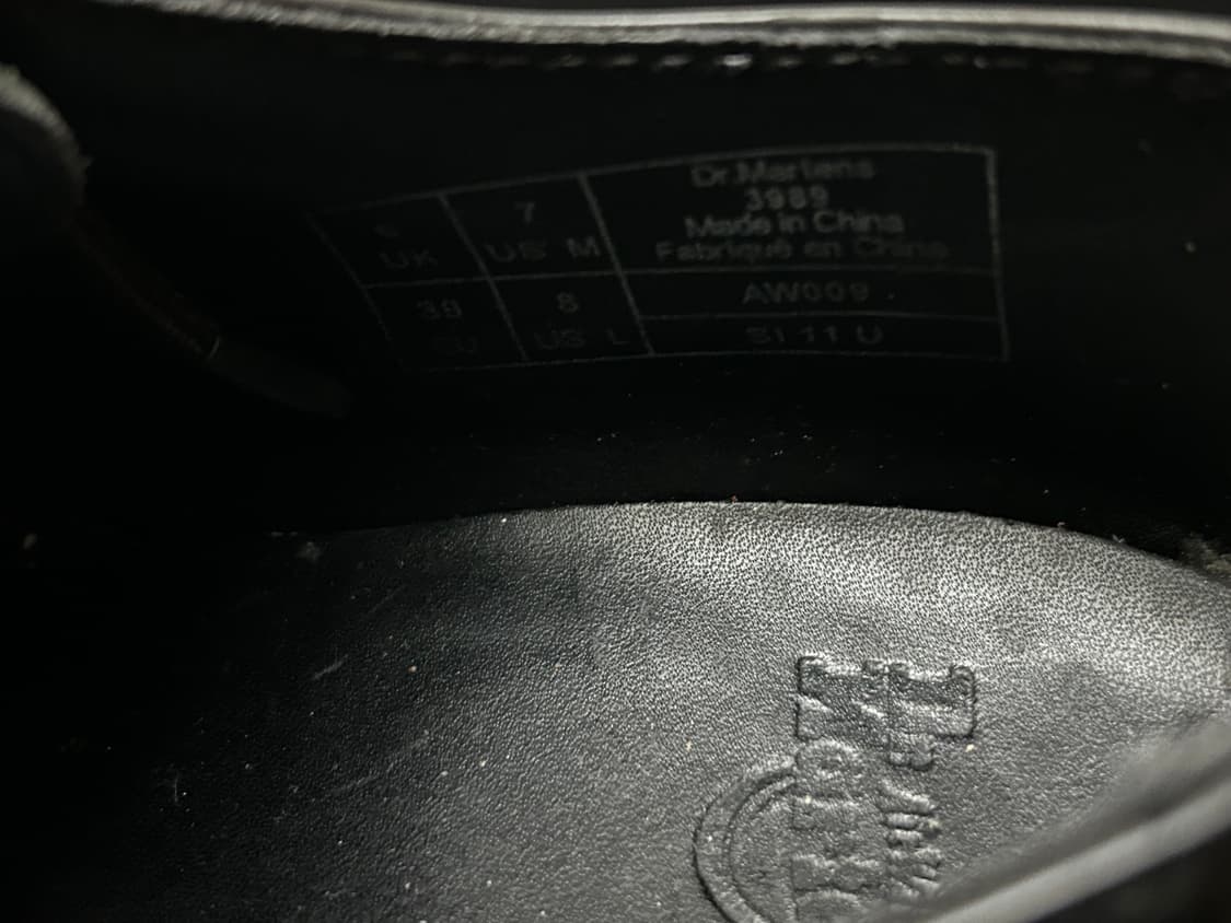 닥터마틴 3989 윙팁 로퍼 블랙 상품이미지4