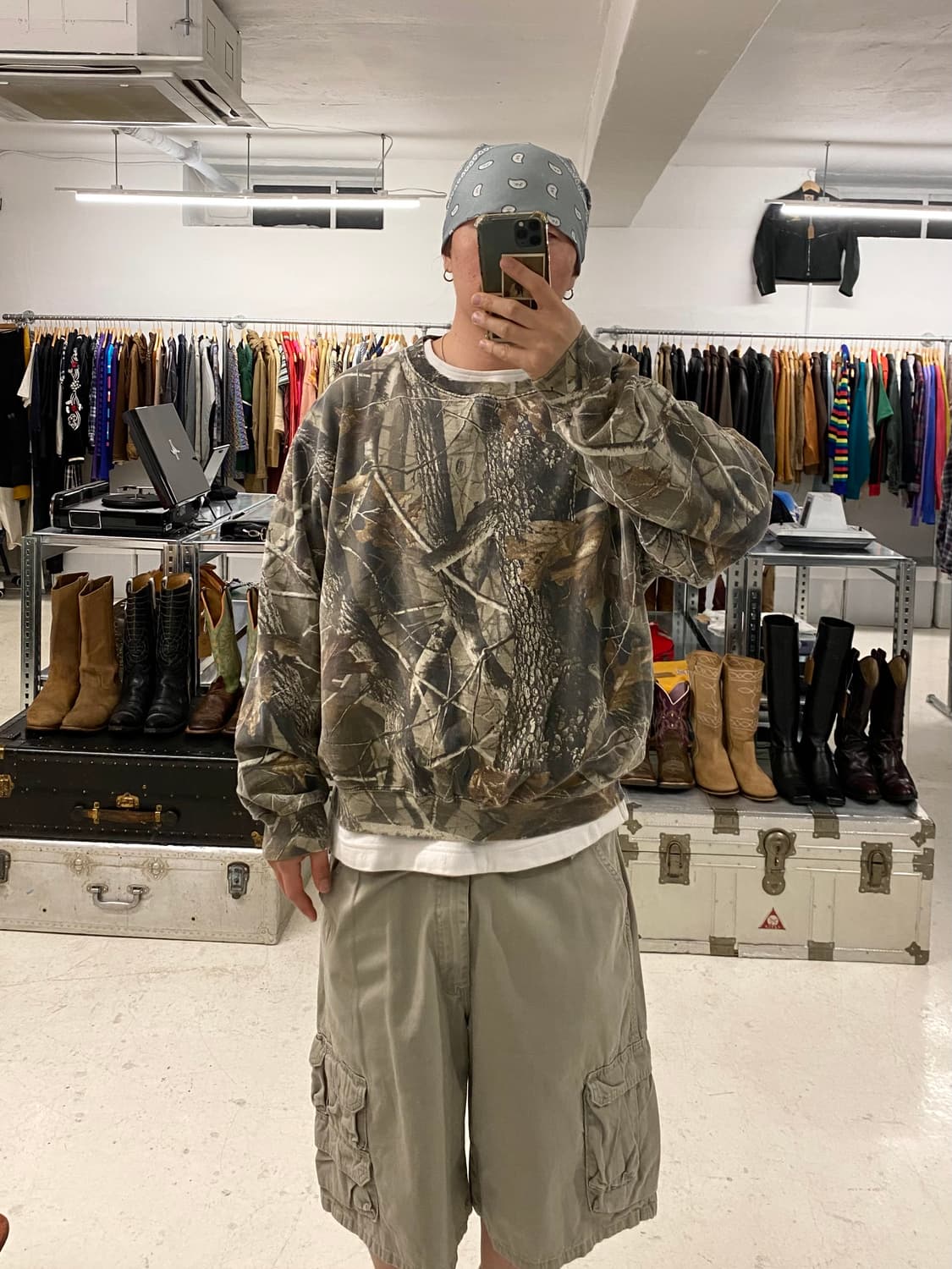 90s LIBERTY real tree sweat shirt 90년대 상품이미지1