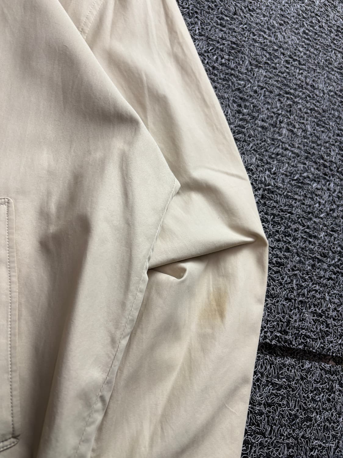 90s YSL 입생로랑 아카이브 미니멀 해링턴 블루종 자켓 3376 상품이미지3