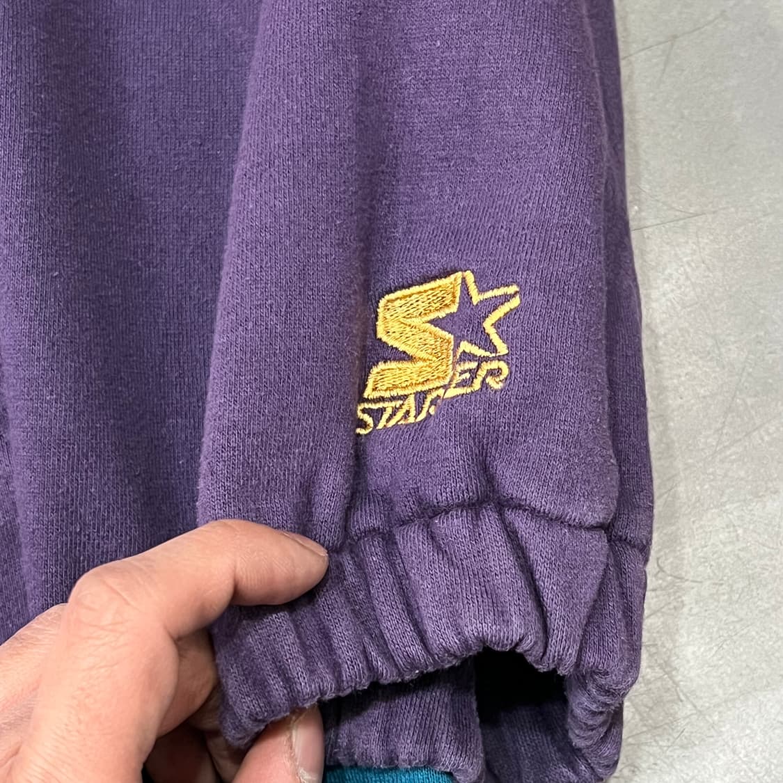  스타터 배색 로고 후드티 y15649 상품이미지4