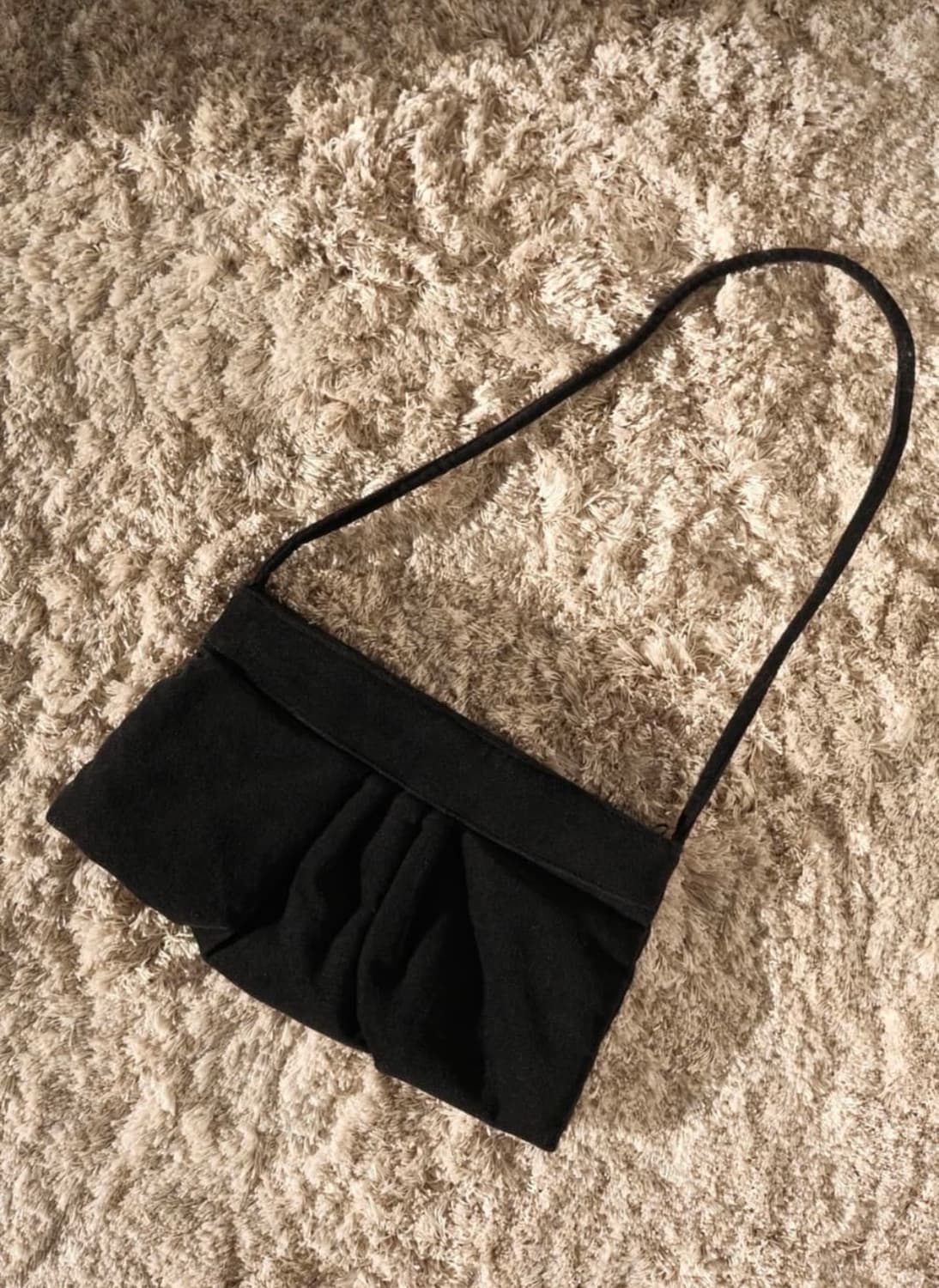 꼼데가르송 셔링 벨벳 백 상품이미지2