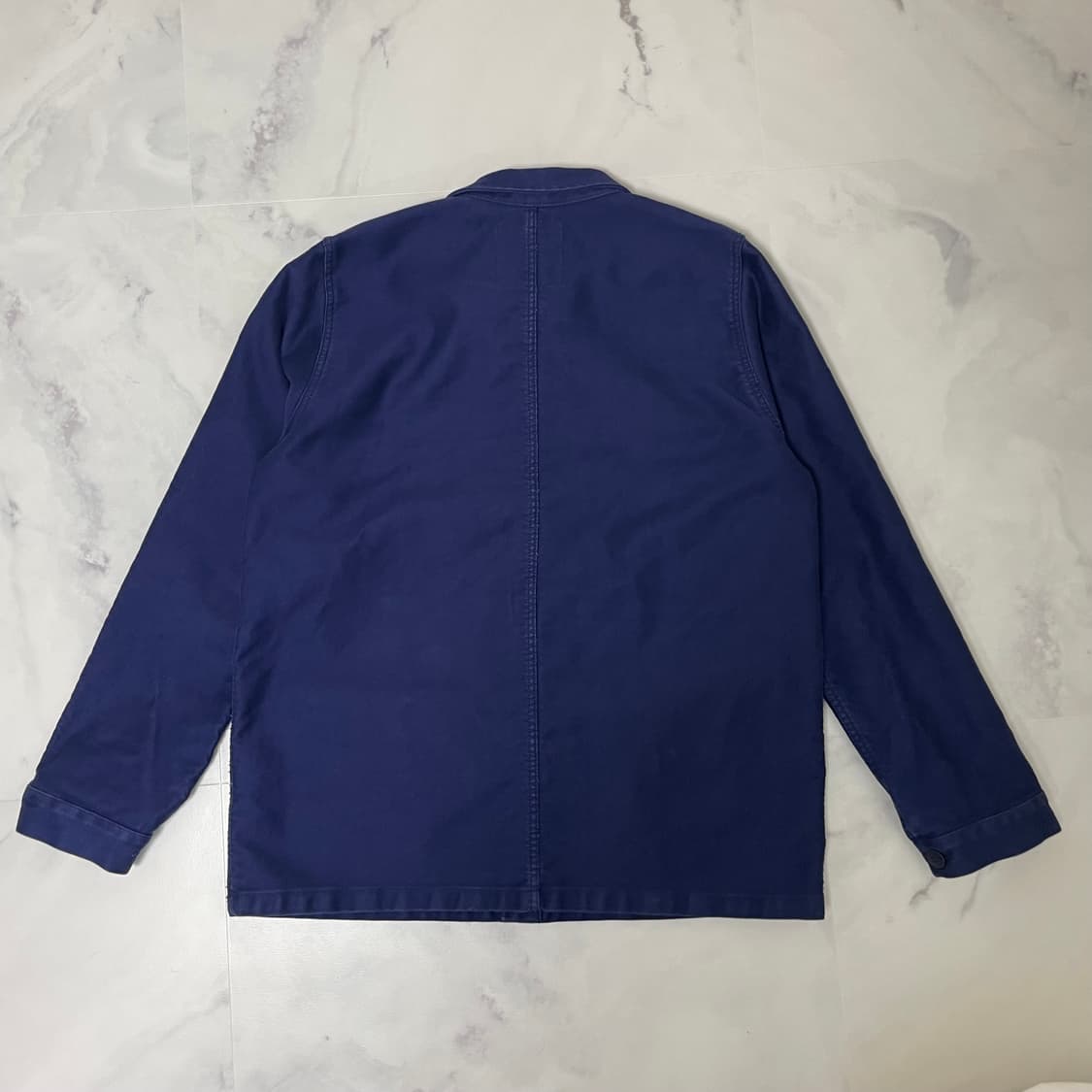 르몽생미셸 몰스킨 프렌치 워크자켓 프렌치 블루 50사이즈 상품이미지2
