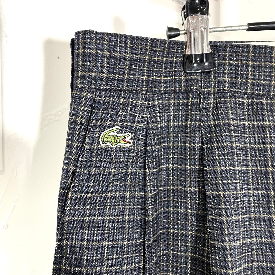 라코스테 체크 슬랙스 상품이미지4