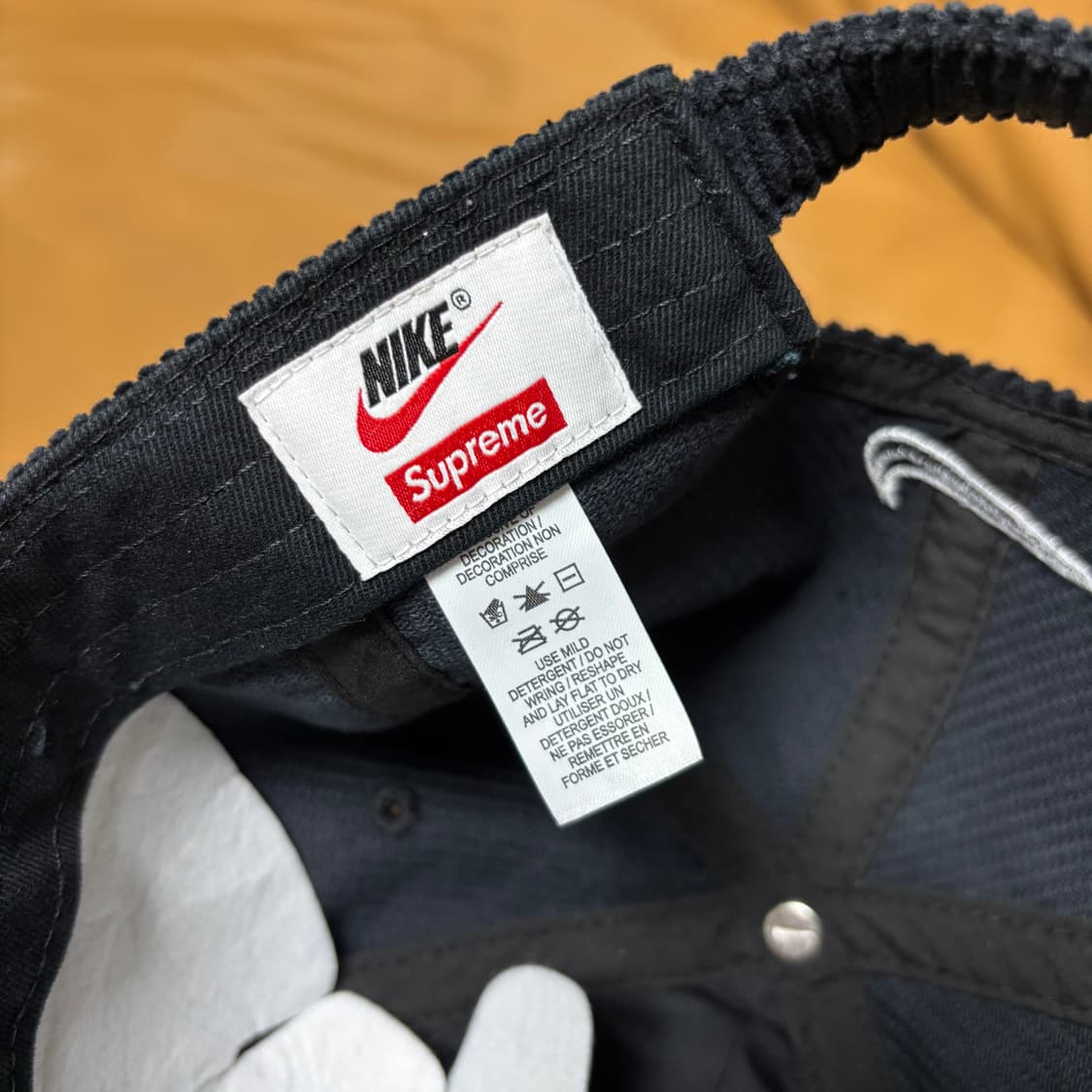 Supreme x Nike 슈프림x나이키 아크 블랙 6패널 볼캡 모자 상품이미지8