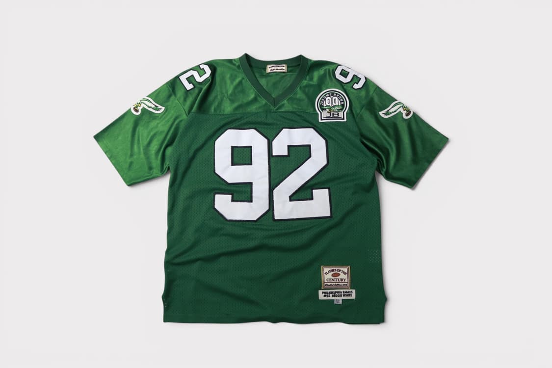 [XXL] 제프해밀턴 NFL 필라델피아 이글스 레지 화이트 럭비져지 상품이미지1