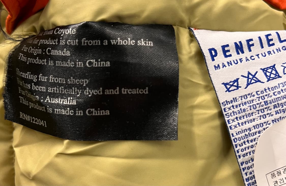 펜필드 오렌지 다운 패딩 S 상품이미지8