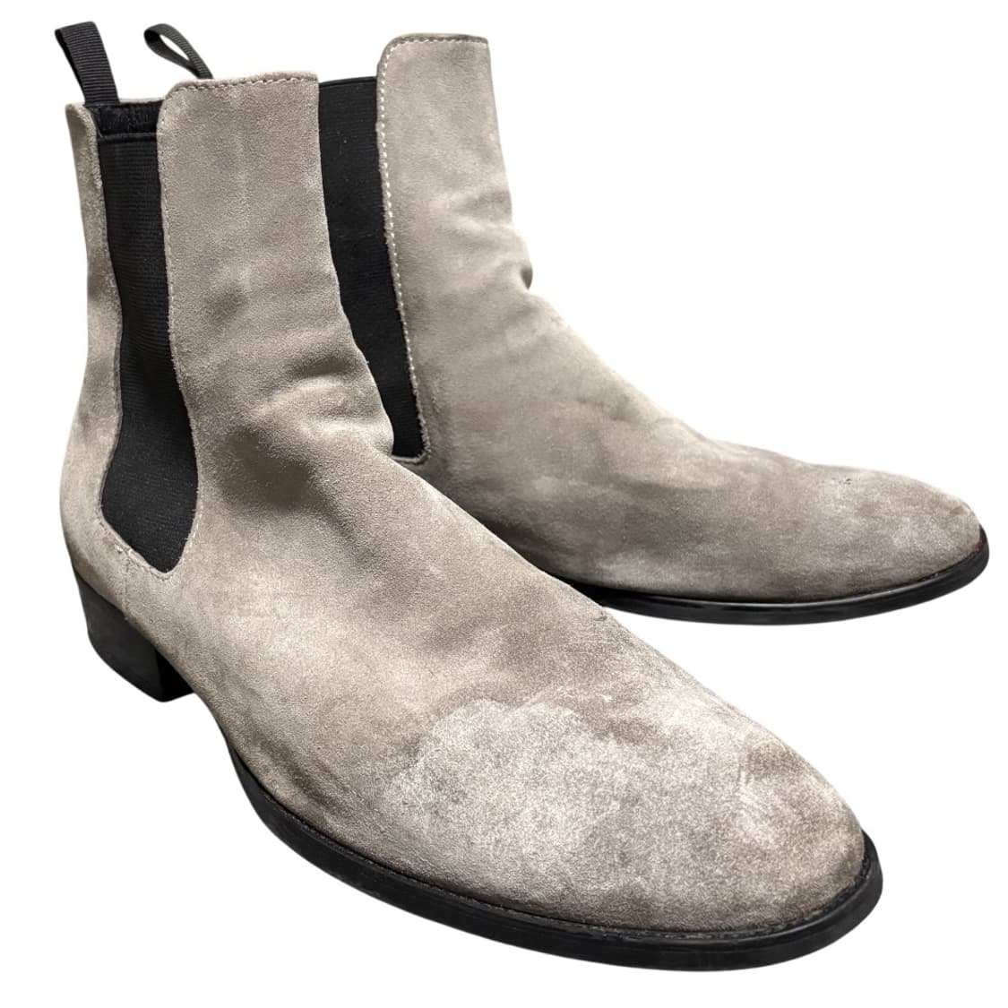 빈티지 그레이 스웨이드 웨스턴 부츠 첼시부츠 280-285 상품이미지2