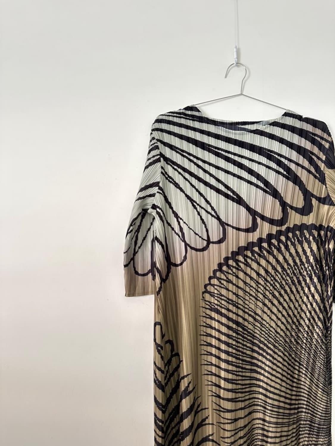 Swirl pattern pleats ops & top / green 상품이미지2
