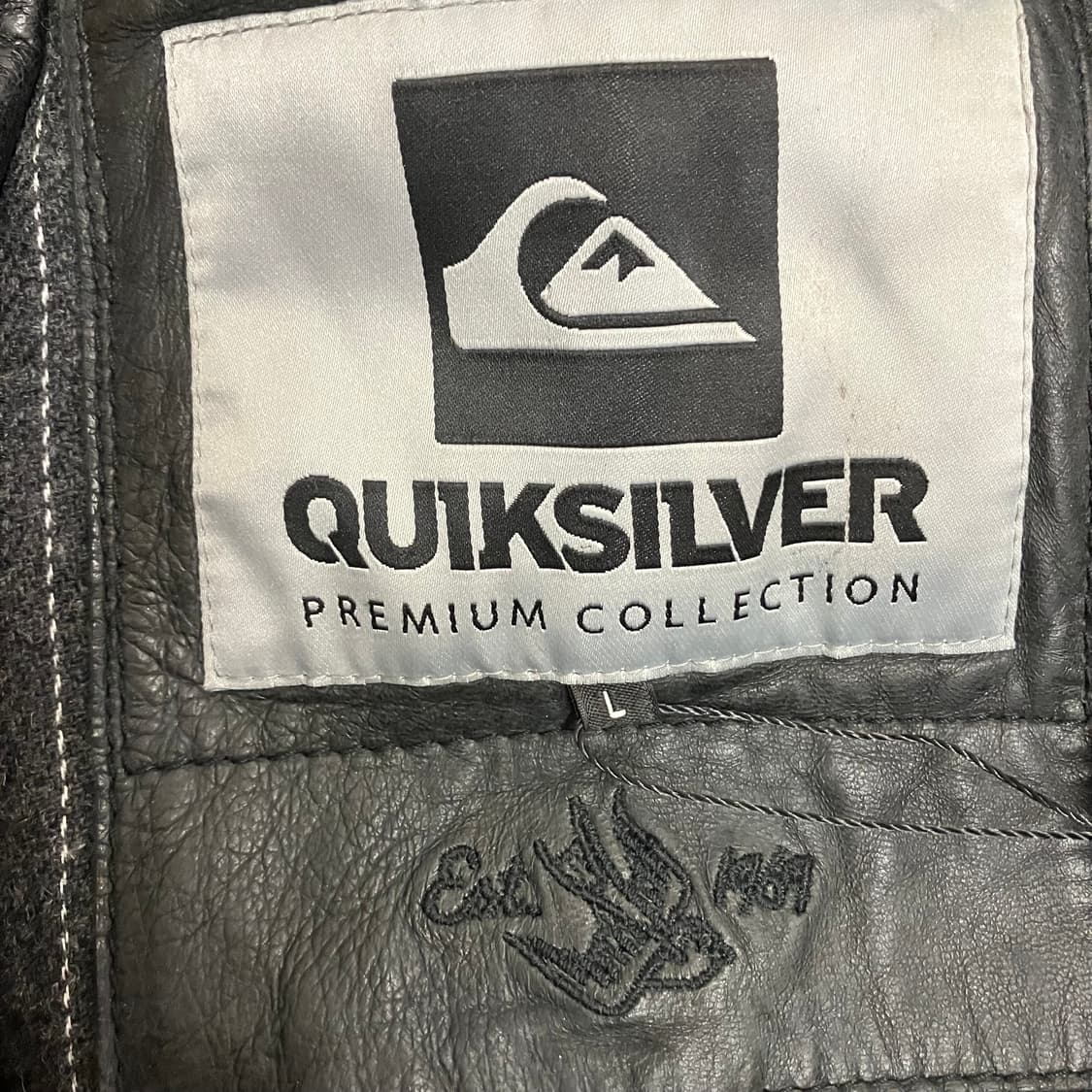 N189 퀵실버 가죽자켓 상품이미지3