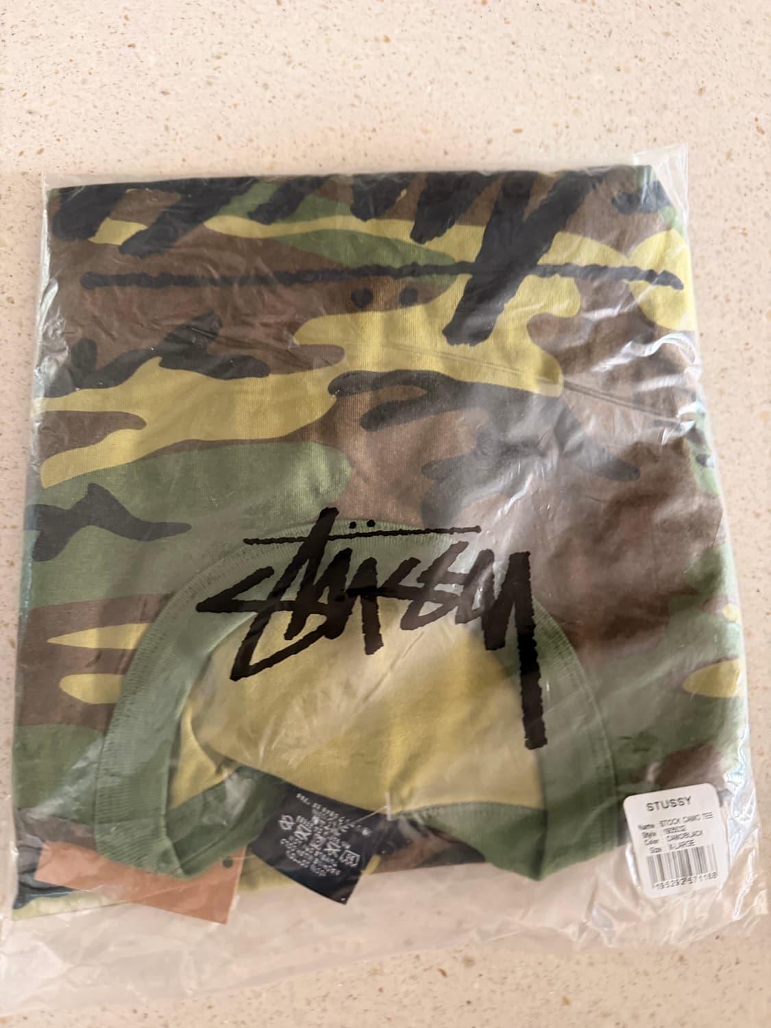 스투시 카모 반팔 티셔츠 XL 새상품 상품이미지2